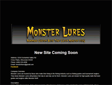 Tablet Screenshot of monsterlures.net